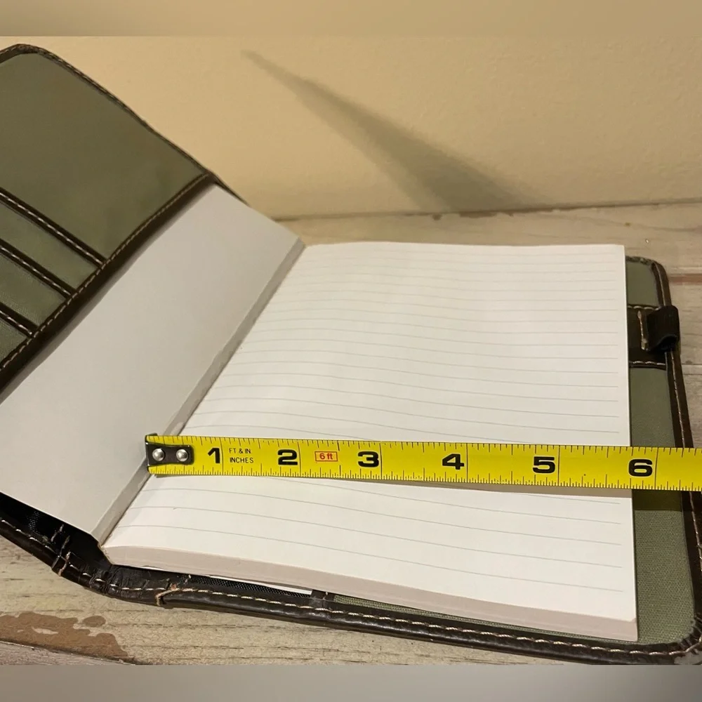 Spirit of St. Louis Bi-Fold Writing Note Pad Folio Leather Portfolio